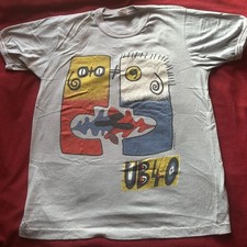 Rare print UB40 Rat In The Kitchen 1986 Tour T Shirt XL light blue  picture