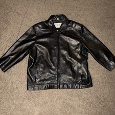 michael  hoban north beach xl Leather Jacket Black picture