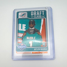 2021 Rookies & Stars Jaylen Waddle Dolphins Draft Class Orange /99 RC picture