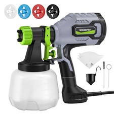 WORKPRO High Pressure Paint Sprayer 600W 1300ML HVLP Powerful Electric Spray Gun picture