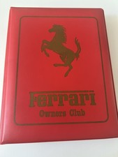 1977 Ferrari Owners Club Membership Directory Hardcover Binder & Complete  picture
