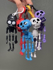 Halloween Skeleton Pull String Toys Mini Spooky Skull Props for Kids Party Decor picture