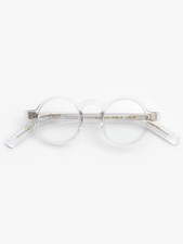 Lesca Lunetier Sigmund Freud Glasses Optical Frame in Crystal picture