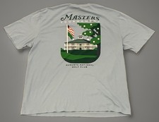 League 91 Masters Tournament 2023 Augusta National Clubhouse Shirt XL Blue Grey picture