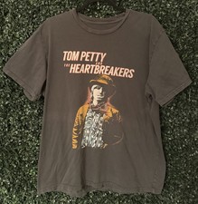 Vintage Tom Petty And The Heart Breakers 1983 T-shirt Size XL Double Sided Rare picture
