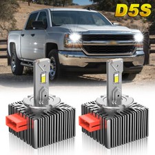 2PCS D5S D5R LED Headlights Bulbs 38000LM for Chevrolet Silverado 1500 2016-2018 picture