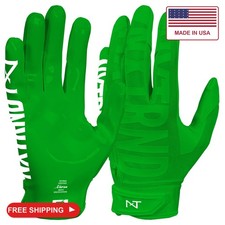 Nxtrnd G1 Pro Men's Football Gloves, Adult Sticky Receiver Gloves (Green, Large) picture