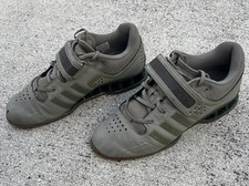 Adidas DA9874 AdiPower Weightlift MILITARY ARMY GREEN CARGO GUM SZ 7.5 MenS RARE picture