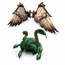 ROBLOX Medusa Snakes  + Icarus Wings + 500 robux CODE SENT ASAP picture