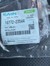 Kubota 1G772-23544 Metal Side OEM Genuine Made in Japan New Qty 2 picture
