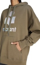 Isabel Marant Etoile Mansel Hoodie Sweatshirt Khaki Sz 4 US 36 FR $395 picture