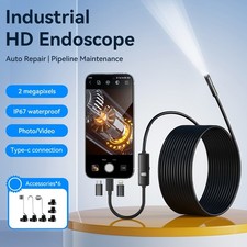 Borescope Camera with Light, 16.5ft Endoscope Inspection,Waterproof Snake Camera picture