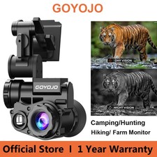 GOYOJO NVG10 Night Vision Goggles Helmet-Mounted Hunting Monocular 1080P HD NVG picture