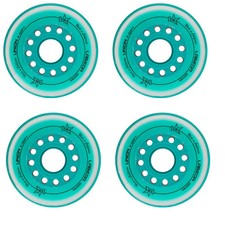 Labeda Inline Roller Hockey Skate Wheels Union Teal 80mm Set of 4 picture