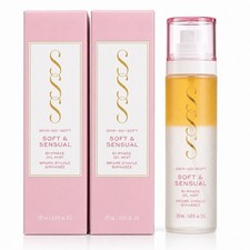 TWO Avon Skin So Soft - Soft & Sensual Face & Body Bi-Phase HYDRATING Oil Mist picture