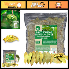 Wildcrafted Dried Graviola Soursop Leaves 1 LB - 1300+ Leaves, Vacuum Sealed, Fr picture
