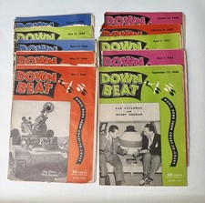 Down Beat Magazine Original Lot of Issues 1944-1948 Jazz Music Publications picture