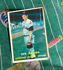 Topps 1957 Topps Bob Lemon #120 Cleveland Indians Base Set Baseball Card picture