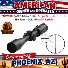 Arken OUTRIDER 3-18x50 SFP Non-Illuminated DLR MOA Reticle – 30mm picture