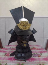 Vintage Japanese Samurai Warrior 1/1 Wearable Armor Helmet Adult Full Face Mask picture