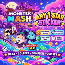 1 x Monopoly Go any 1 ⭐️ star sticker (INSTANT SEND) picture