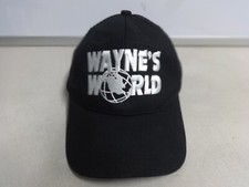 Vintage 1990's Wayne's World Movie Black Snapback Trucker Hat Men OSFA picture