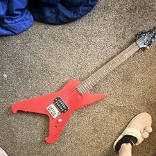 First Act ME274 Electric Guitar 6-String Solid Body, Red Body Color picture