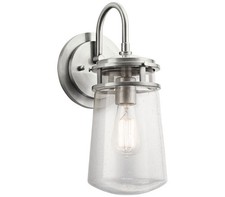 Kichler Lyndon Cast Aluminum Outdoor Wall Sconce Lighting 75 Total Watt Aluminum picture