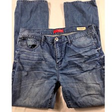Guess Del Mar Fit Slim Straight Jeans Mens 36x34 Medium Wash Denim X80017DONCO picture