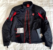 Ducati Flow C5 Spidi Mens Mesh Motorcycle Riding Jacket Black Red Size L 9810851 picture