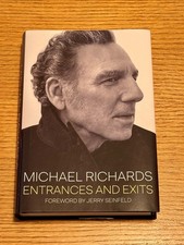 SIGNED Michael Richards Book - Entrances and Exits JSA COA Seinfeld 1st Edition picture