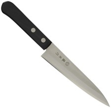 Tojiro Fujitora A-1 FU-304 Petty Knife 135mm Cobalt Alloy Steel Double Edge picture