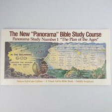 RARE 1975 The New Panorama Bible Study Course ~ Number 1 ~ Plan of the Ages picture