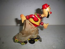 Antique TPS Japan Skating Tin Hobo Wind Up Toy picture