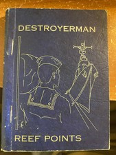 Vintage 1950s U.S. Navy DESTROYERMAN REEF POINTS Destroyer Force Atlantic Fleet picture
