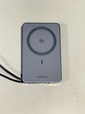 UGREEN MagFlow Qi2.2 25W MagSafe Magnetic Wireless Battery Charger - Blue USED picture
