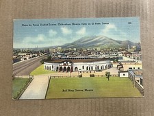 Postcard Ciudad Juarez Mexico Plaza De Toros Bull Ring Bullfighting Vintage PC picture