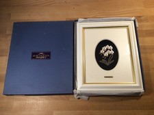 Mitsunori Silver Relief Orchid Flower, Pure Silver 999, Frame w/ Box, Japan picture