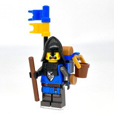LEGO Black Falcon Minifigure w/ Backpack cas574 Lion Knight Castle 10305 - NEW picture