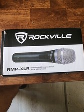 Rockville RMP-XLR Dynamic Cardioid Professional Microphone W/10' XLR Cable+Clip picture