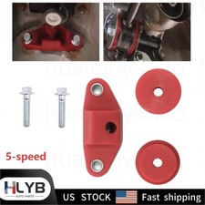 5-SPEED RED FRONT+REAR MANUAL SHIFTER STABILIZER BUSHINGS FOR SUBARU IMPREZA WRX picture