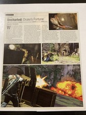 2007 Uncharted Drake's Fortune PS3 INTERVIEW Print Ad/Poster Video Game Pop Art picture