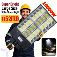 LED 10000W Commercial Solar Street Lights Outdoor Dusk to Dawn parking lot light picture
