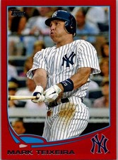 2013 Topps #25 Mark Teixeira Red picture