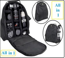 Deluxe Photo/Video Padded Backpack Bag For Olympus TG-5 E-PL9 E-M10 lll E-PL8 picture