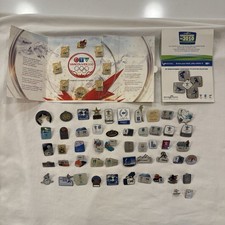 2010 Vancouver Canada Olympic Pin Lot 64 w/ CTV Media Set - One Year to Go Set picture