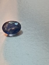 1 Natural Blue Sapphire, Size7x5 mmm. Weight .87 Cts picture