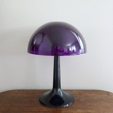 Vintage 1970s Gilbert Softlite Purple Mushroom Lamp Space Age MCM 16” picture