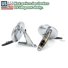 PONTIAC GTO TEMPEST LE MANS 1964 - 1967 NEW PAIR CHROME DOOR MIRROR  ( 2pcs ) picture