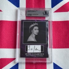 Queen Elizabeth II Handwritten Word from an Autograph Letter Signed Beckett BAS picture